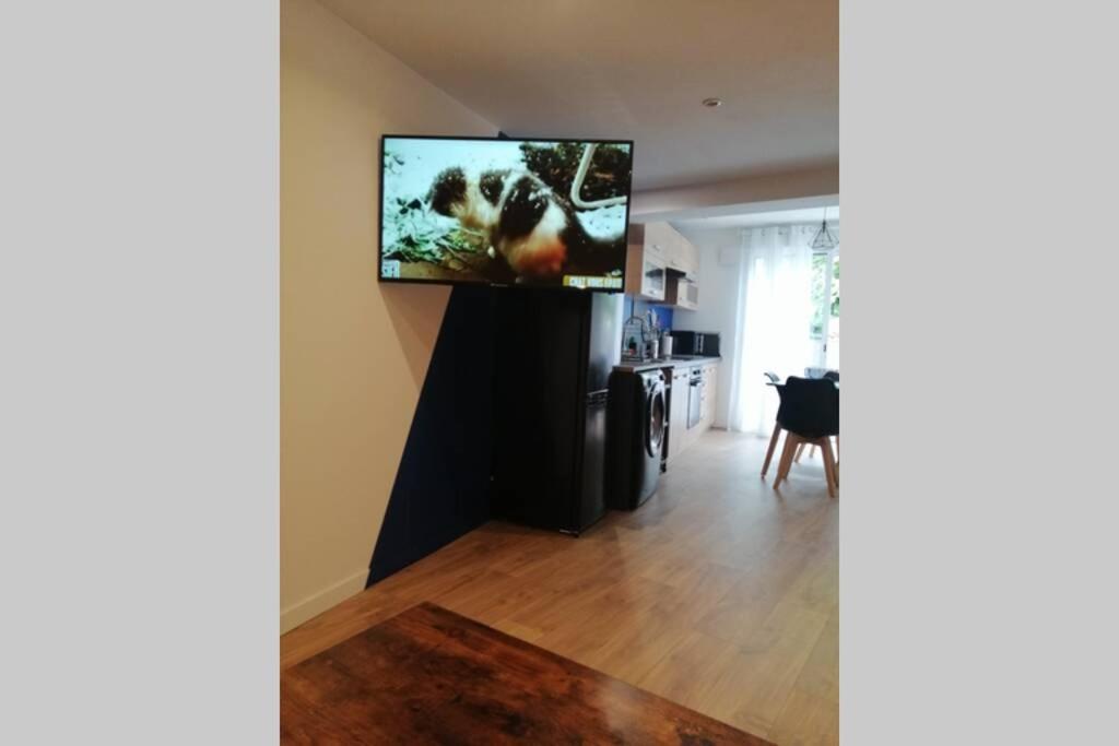 Charmant Appartement Avec Terrasse Pont-de-l'Isere ภายนอก รูปภาพ